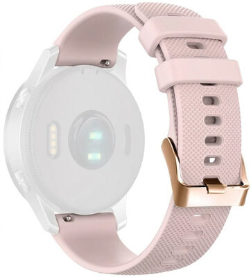 Siliconen bandje Ricardo 20mm (pro Garmin Venu, Venu Sq, Venu Sq 2, Venu 2 plus aj.), roze, Quick Release