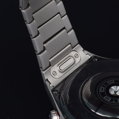 Titanium horlogeband Ricardo Crévacol (voor Huawei Watch GT 6 Pro), QuickFit, Silver