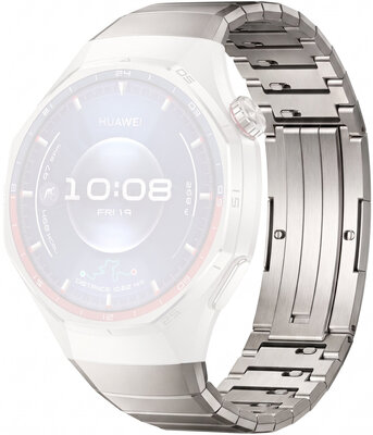 Titanium armband Ricardo (pro Huawei Watch GT 6 Pro), zilveren, QuickFit