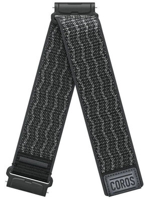 Nylon riempje Coros (pro Nomad), grijs, Quick Release, verlengde lengte