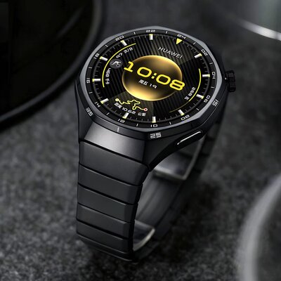 Titaan horlogeband Ricardo Crévacol (voor Huawei Watch GT 6 Pro), QuickFit, Black