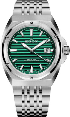 Edox Delfin 1973 Date Quartz 53032-3M-VIN