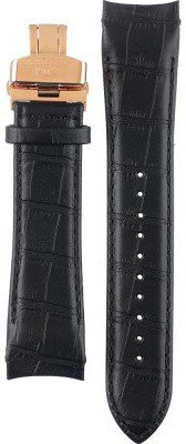 Leren riempje Orient UDCYPRB 23mm (voor het model CFT00), zwart