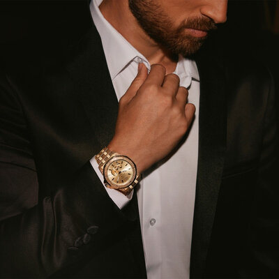 Bulova Marine Star Automatic Open Heart 97A200 Marc Anthony