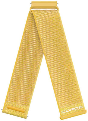 Nylon riempje Coros (pro Apex 4 46mm, Nomad), geel, Quick Release