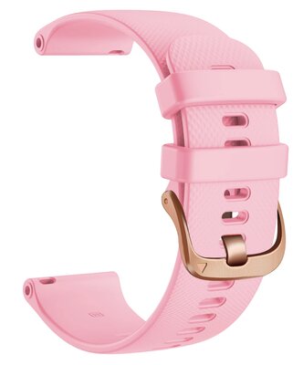 Siliconen horlogeband Ricardo Aprica 20mm, Pink, Quick Release