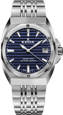 Edox Delfin 1973 Date Lady Quartz 50504-3M-BUIN