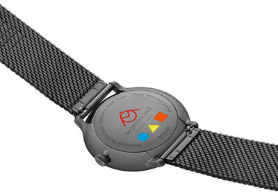 Mondaine Doppio Quartz MLE.41221.SM Bauhaus Inspired