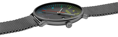 Mondaine Doppio Quartz MLE.41221.SM Bauhaus Inspired