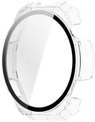Beschermhoes (pro Amazfit Balance 3), kunststof, transparant + glas