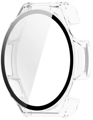 Beschermhoes (pro Amazfit Balance Ultra), kunststof, transparant + glas