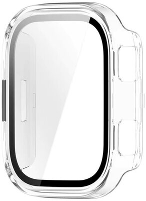 Beschermhoes (pro Amazfit Bip Max), kunststof, transparant + glas