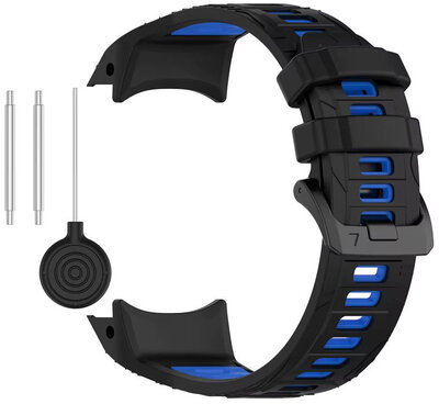 Siliconen horlogeband Ricardo Folgarida 22mm (voor Garmin Instinct 3, 45mm), Black V3