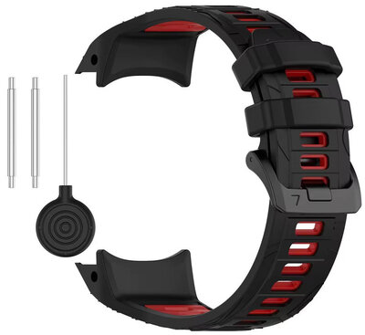 Siliconen horlogeband Ricardo Folgarida 26mm (voor Garmin Instinct 3, 50mm), Black V2