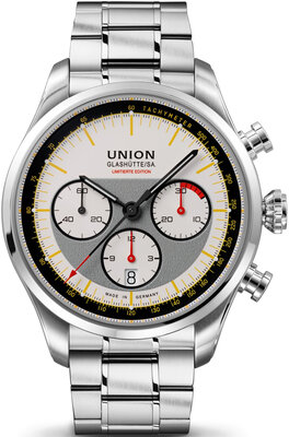 Union Glashütte Belisar Chronograph D009.427.18.011.09 Silvretta Classic 2026 Limited Edition 200pcs (+ 2 reservebanden)