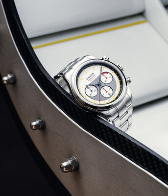 Union Glashütte Belisar Chronograph D009.427.18.011.09 Silvretta Classic 2026 Limited Edition 200pcs (+ 2 reservebanden)