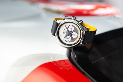 Union Glashütte Belisar Chronograph D009.427.18.011.09 Silvretta Classic 2026 Limited Edition 200pcs (+ 2 reservebanden)