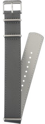 Leren riempje Orient UL00N014J0 20mm (voor het model RA-AC0Q), grijs, NATO