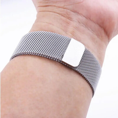 Roestvrijstalen horlogeband Ricardo Champoluc 20mm, Silver, QuickFit