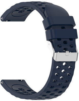 Siliconen bandje Amazfit 20 mm (pro Active 3 Premium), Dark Blue