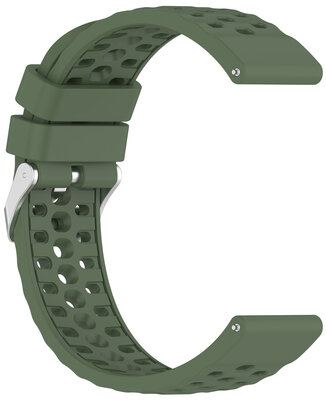 Siliconen bandje Amazfit 20 mm (pro Active 3 Premium), Dark Green