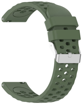 Siliconen bandje Amazfit 20 mm (pro Active 3 Premium), Dark Green