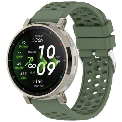 Siliconen bandje Amazfit 20 mm (pro Active 3 Premium), Dark Green
