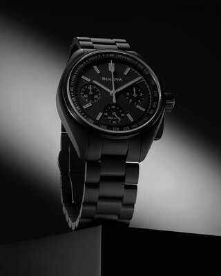 Bulova Lunar Pilot Quartz Chronograph 98A335 The Black Hole Limited Edition 5000pcs