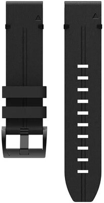 Leren horlogeband Ricardo Colfosco 20mm, Black, QuickFit