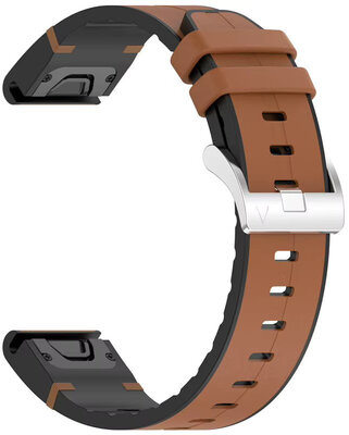 Leren horlogeband Ricardo Cogne 26mm, Brown, QuickFit
