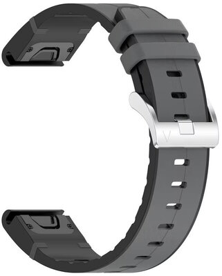 Leren horlogeband Ricardo Cogne 26mm, Gray, QuickFit