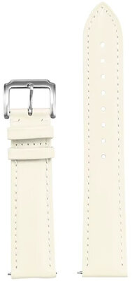 Leren horlogeband Ricardo Folgaria, White, Quick Release