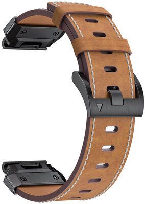 Leren horlogeband Ricardo Sappada 22mm, Brown, QuickFit