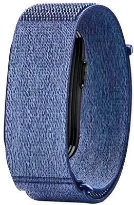 Nylon horlogeband Ricardo La Thuile (voor Garmin CIRQA), Blue, L/XL