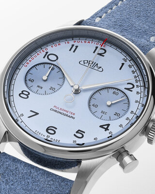 Prim Janský Pulsometer Chronograph 39 Quartz W03P.13283.A