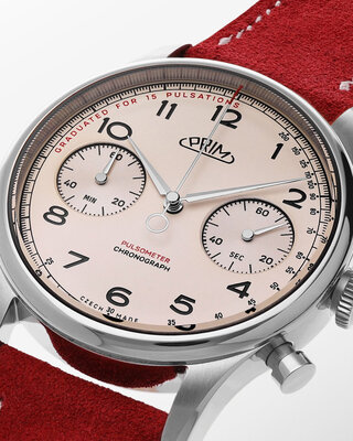 Prim Janský Pulsometer Chronograph 39 Quartz W03P.13283.C