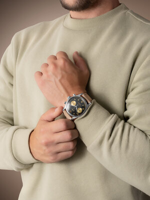 Prim Janský Pulsometer Chronograph 42 Quartz W01P.13282.D