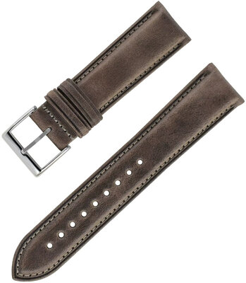 Leren riempje Ricardo Asolo premium, Gray, Quick Release