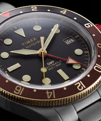 Timex Waterbury Heritage GMT Automatic TW2Y93500UK