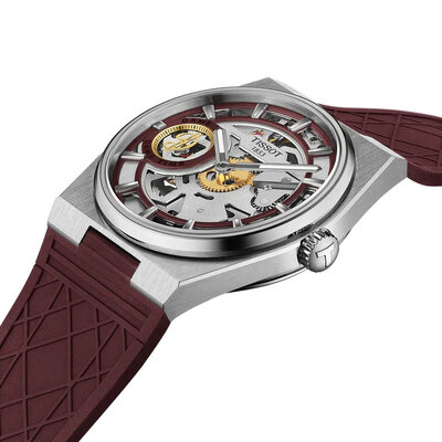 Tissot PRX Skeleton Automatic T137.405.17.371.00 Damian Lillard Limited Edition 1999pcs (+ reservebanden)