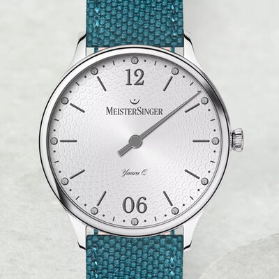 MeisterSinger Yaara Q White with Diamonds Quartz YAQ901AD