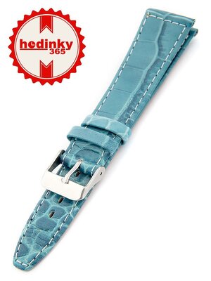 Leren horlogeband Mavex W-309-J2, blauw