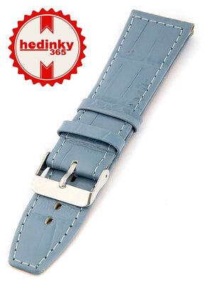 Leren horlogeband Mavex W-309-J, blauw