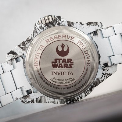 Invicta Star Wars Quartz 52mm GMT 33309 Rebel Alliance Limited Edition 1977pcs