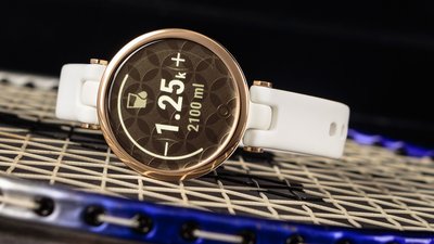 Garmin Lily Sport Cream Gold / White, Silicone Band