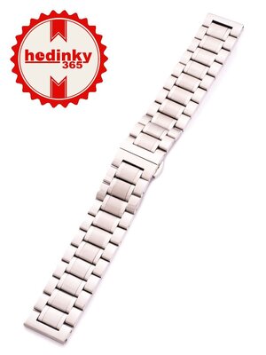 Roestvrijstalen horlogeband Mavex LUX-04, zilver