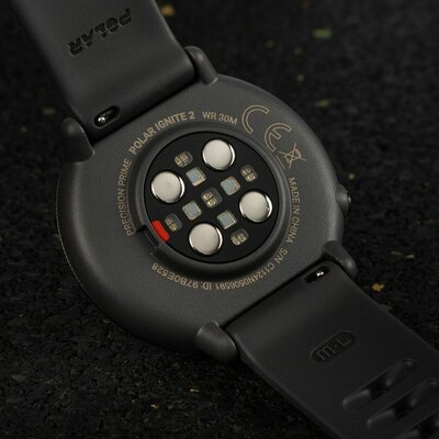 Polar Ignite 2 Night Black, maat S-L