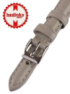 Leren horlogeband Mavex HYP-07-G, grijs