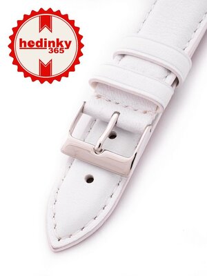 Witte leren uniseks band HYP-07-C