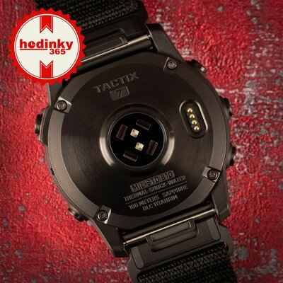 Garmin Tactix 7 PRO Solar Sapphire Ballistics Edition Black Nylon Band (+ reserveriempje)